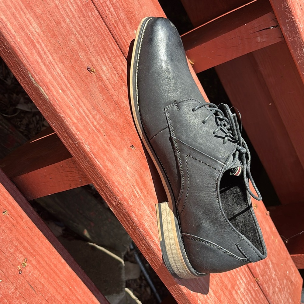 NEW W/ TAGS JONSEN MILAN BLACK LEATHER 9.5 - Picture 8 of 10